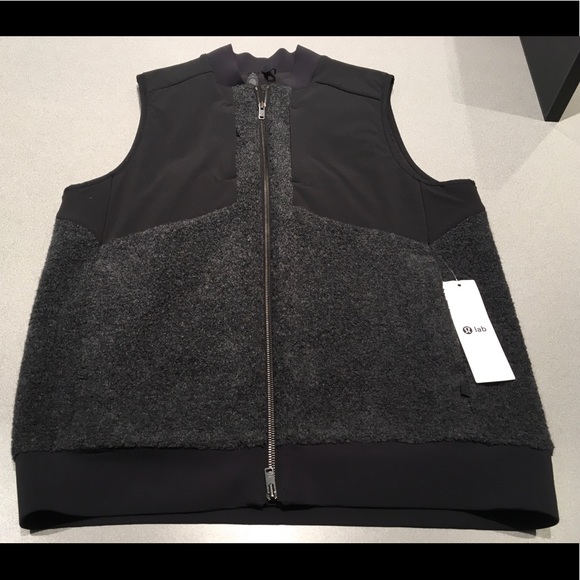 Lululemon Lab Aestus Vest Heathered Charcoal NWT - Picture 1 of 6
